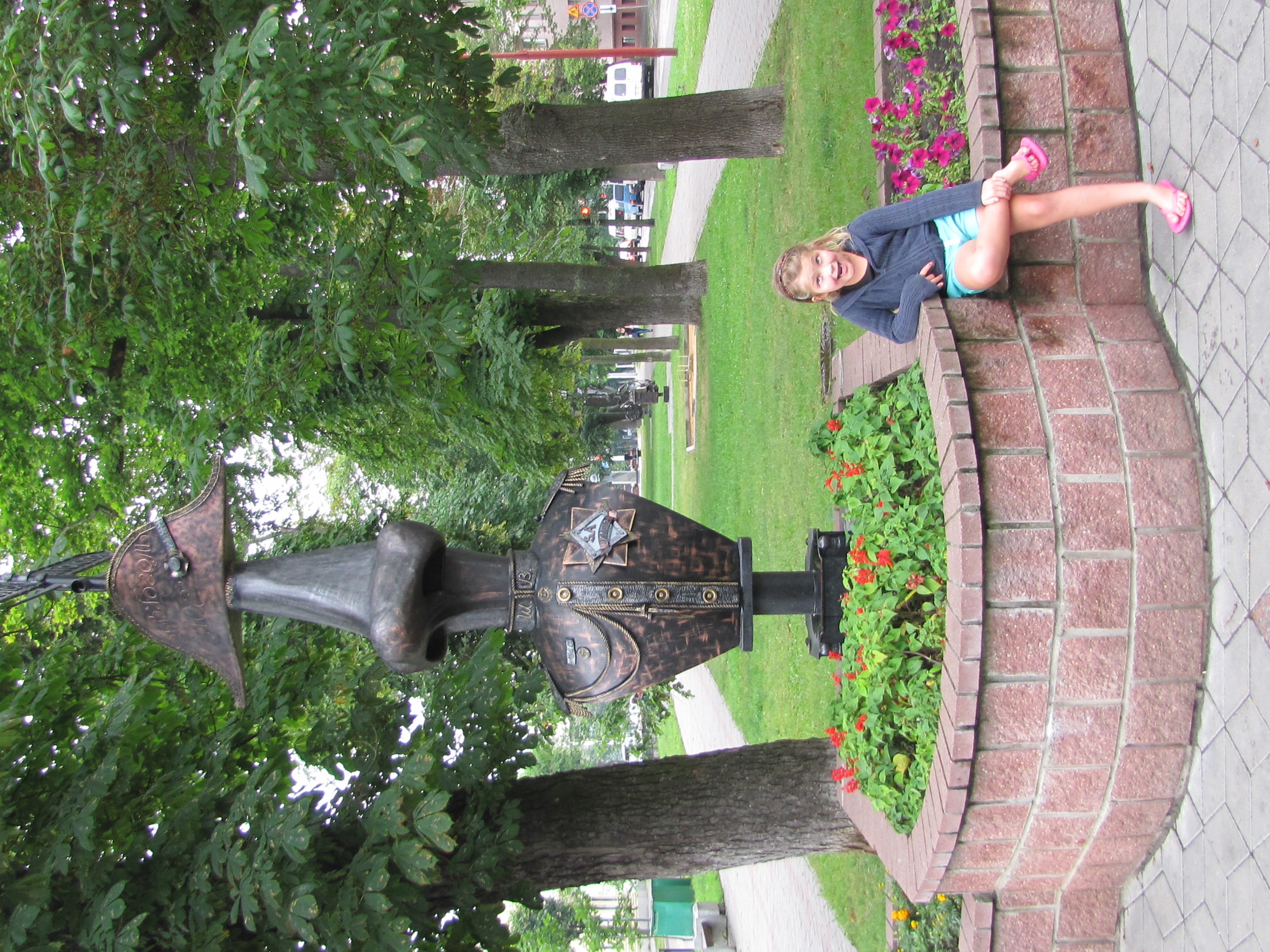 Statue on Gogol Street Brest Belarus