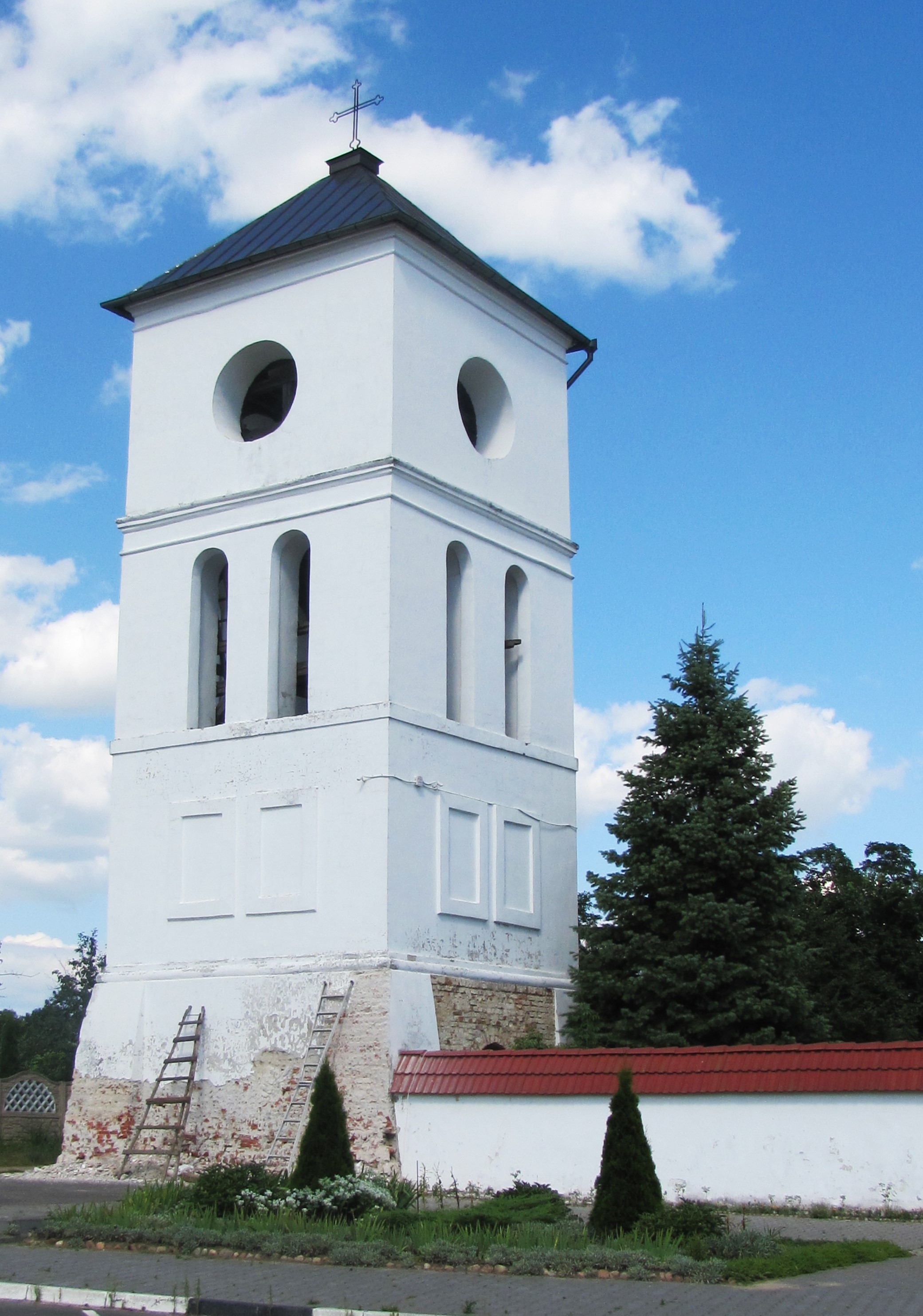 Watch Tower at Catholic Church