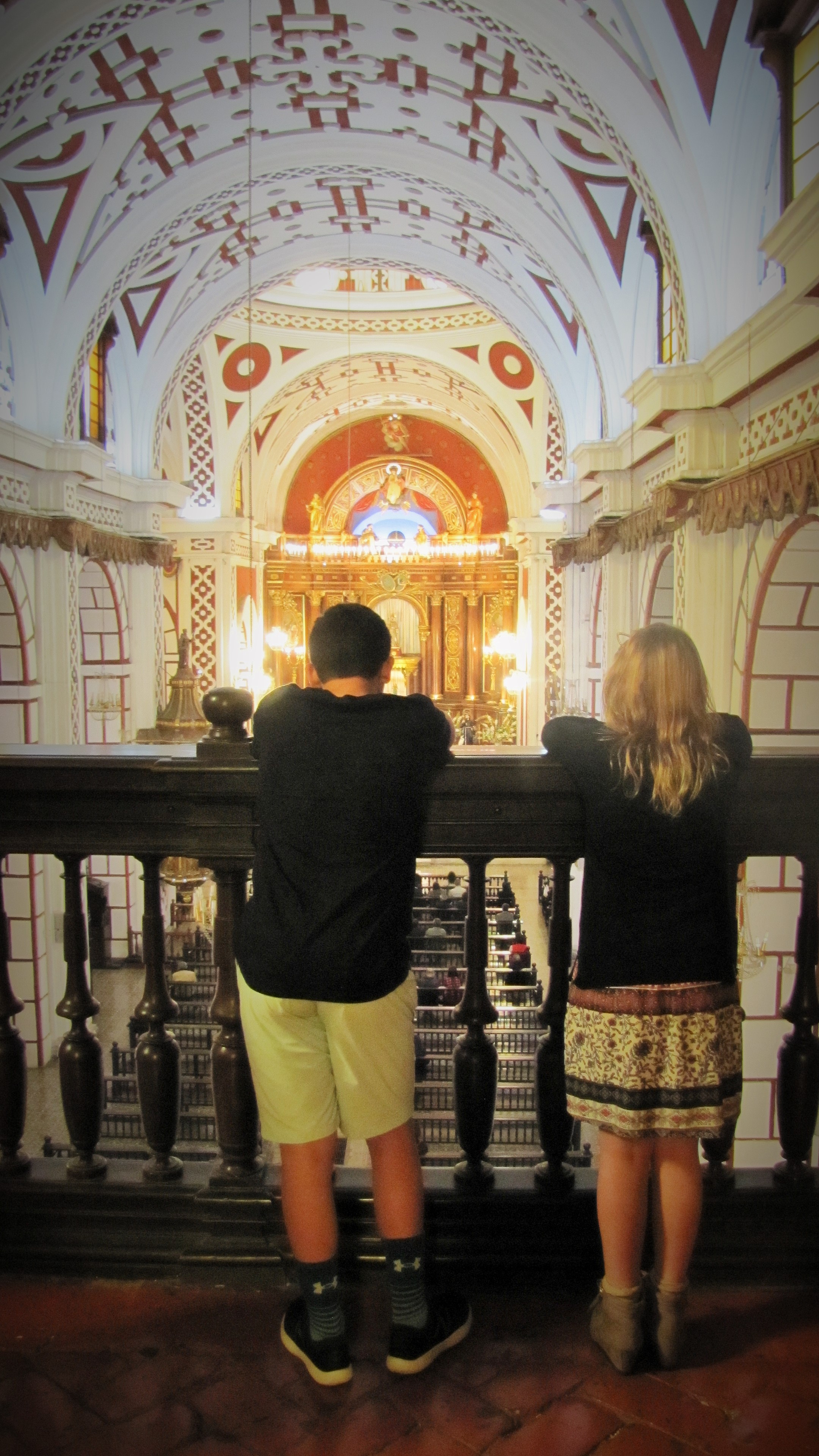 Nave of Church in Lima, Peru