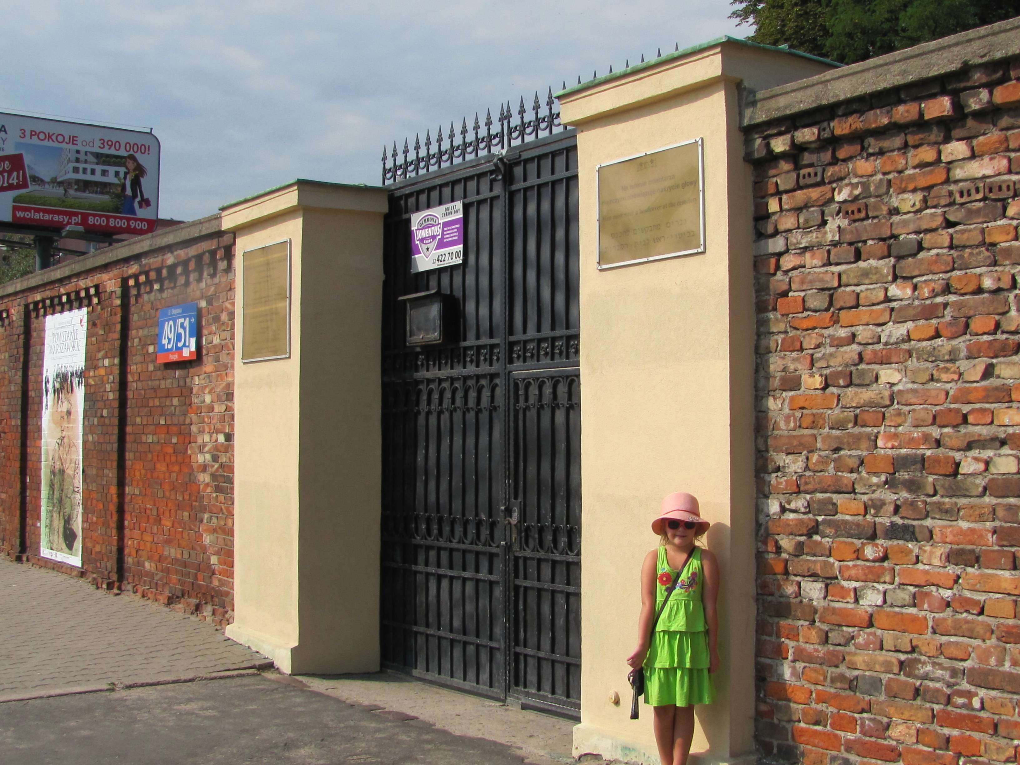 Entrance to Jewish Cemetery Warsaw