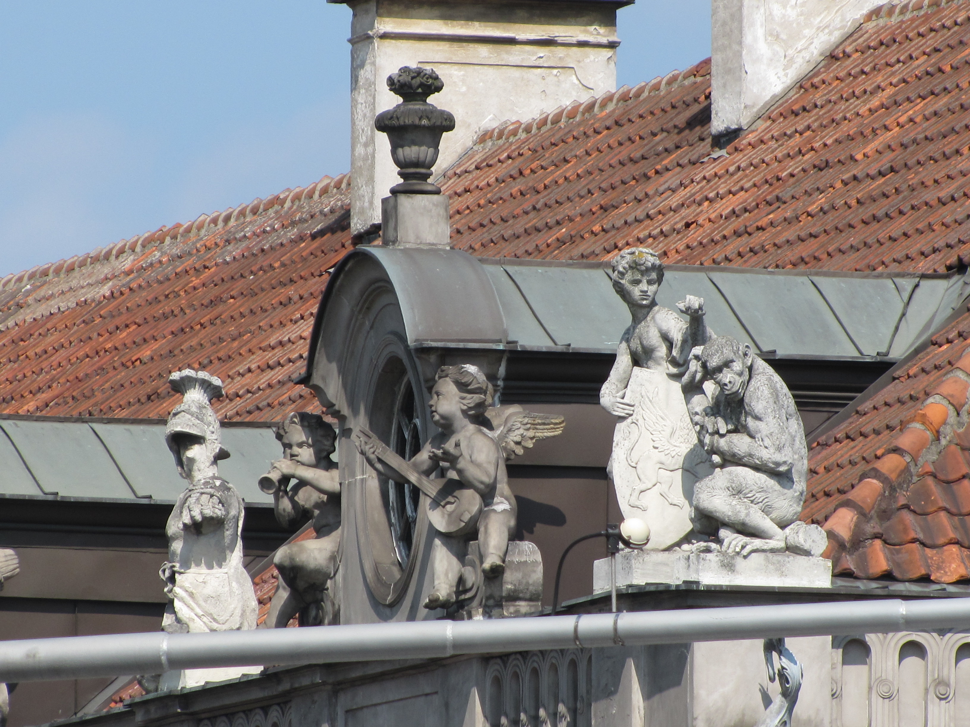 Gargoyles Warsaw Poland