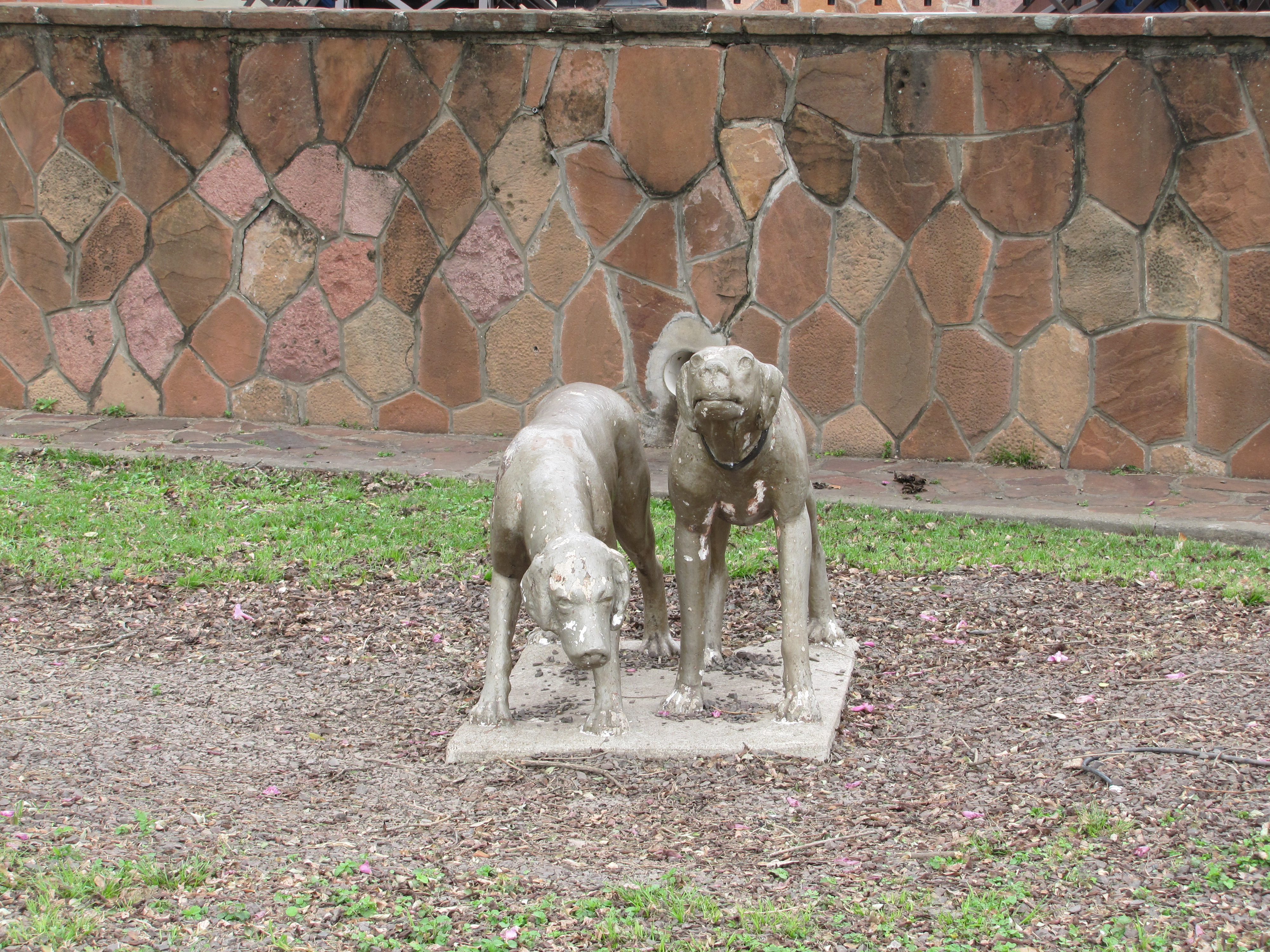 Dog Statue Resistencia frontal