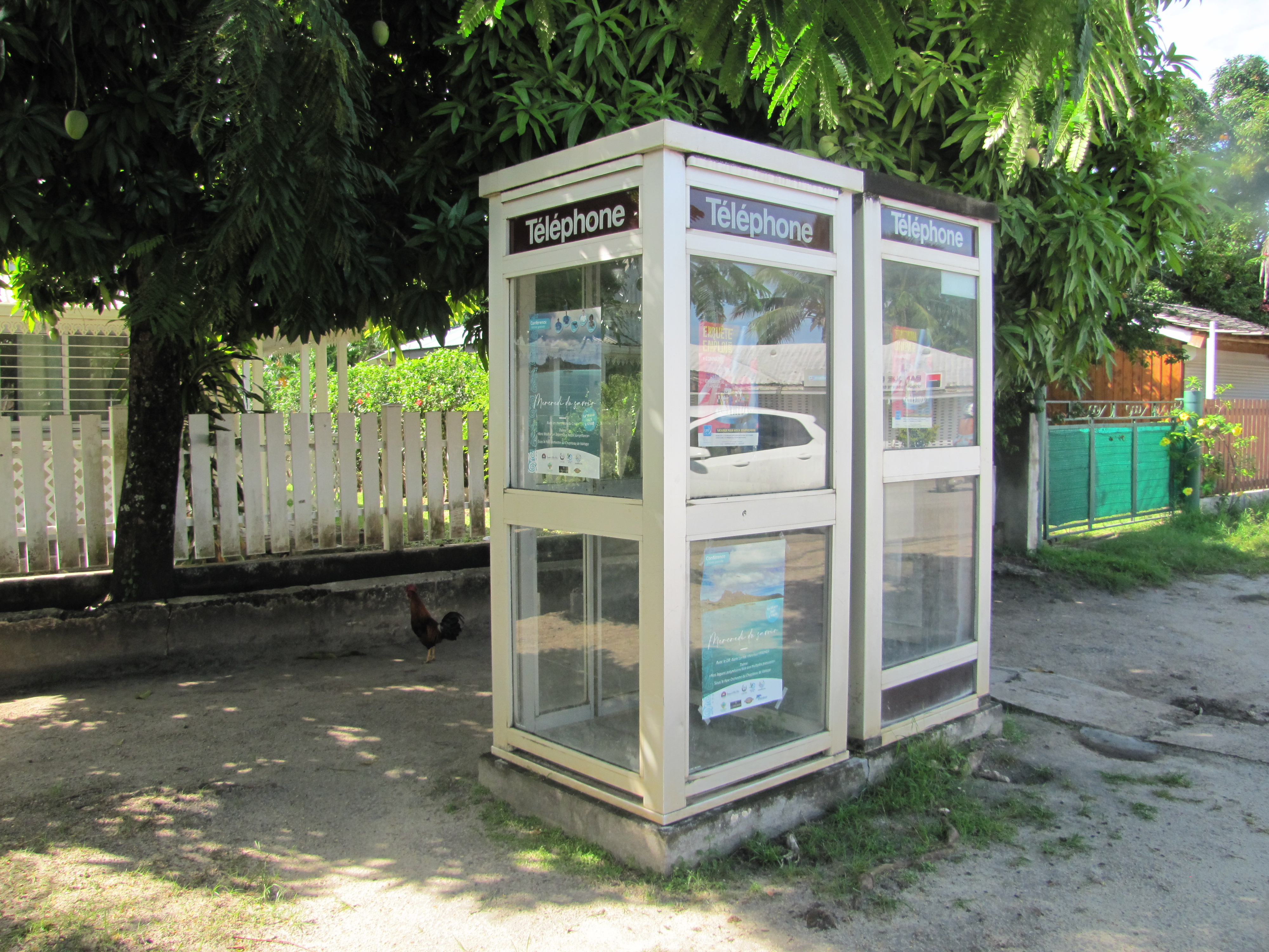 booths on Bora Bora