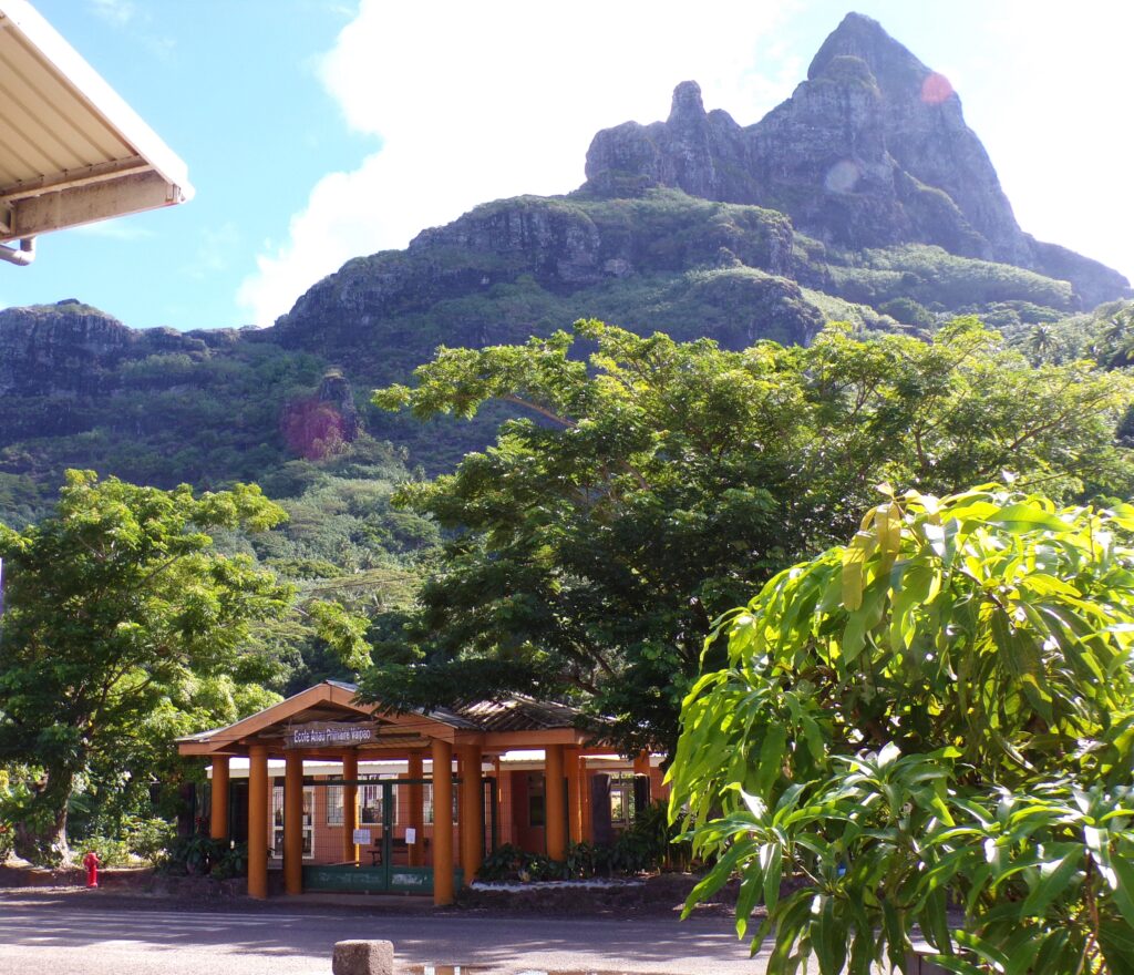 Elementary School on Bora Bora.