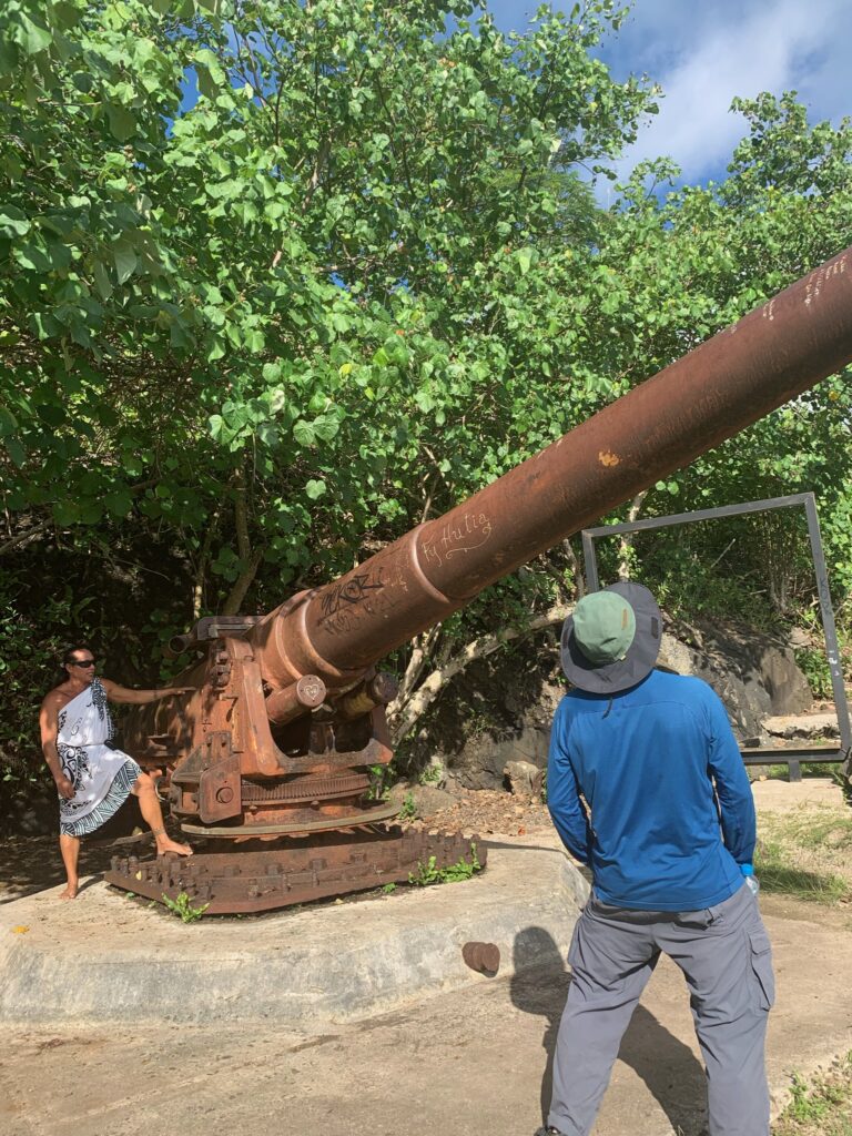 Big Gun on Bora Bora