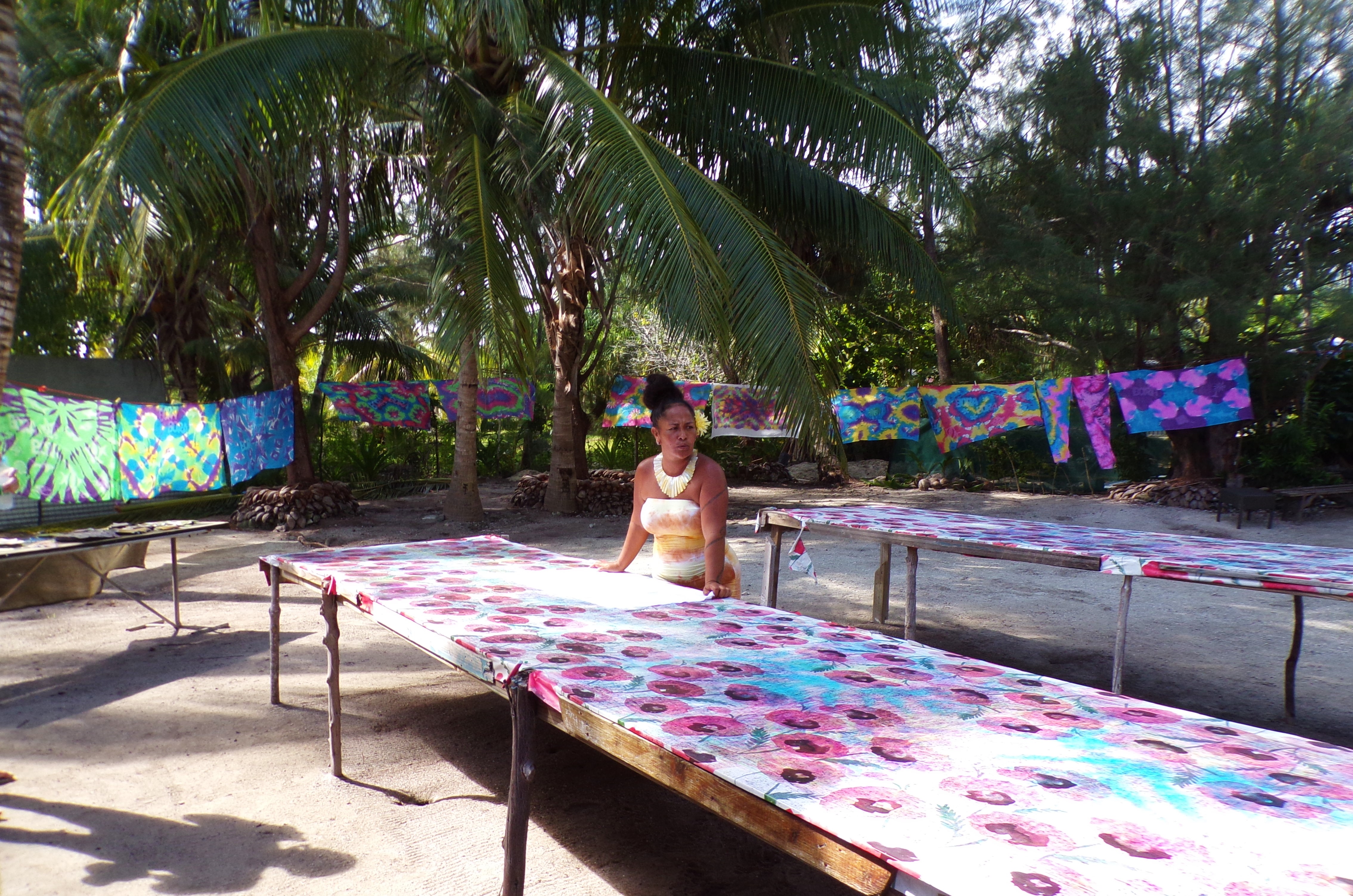 Batik Lady in Bora Bora