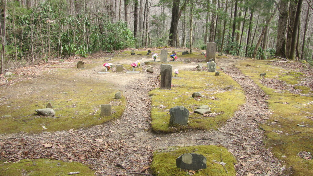 Graves in Smoky Mountains