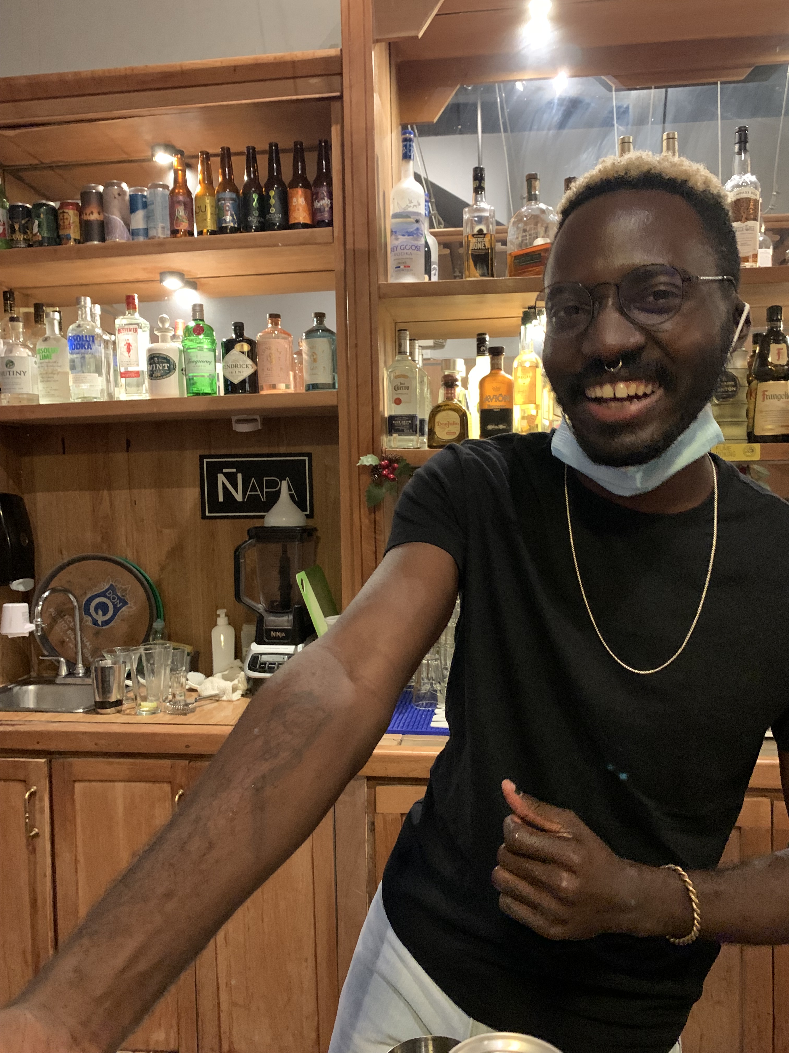 Bartender in Old San Juan