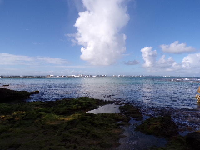 View of Old San Juan from Pinones