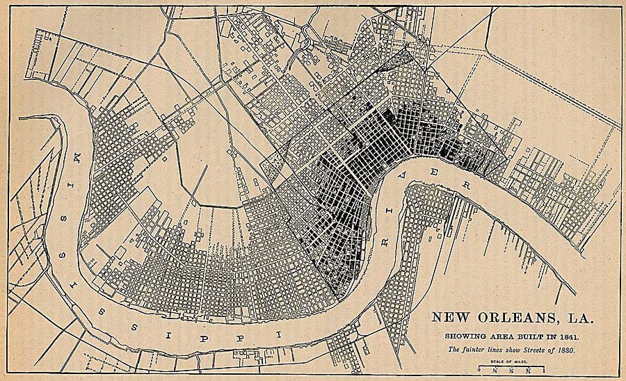 Crescent where New Orleans is located.