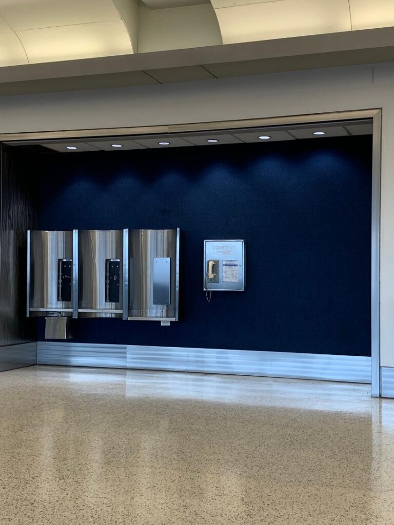 Houston airport public phone.