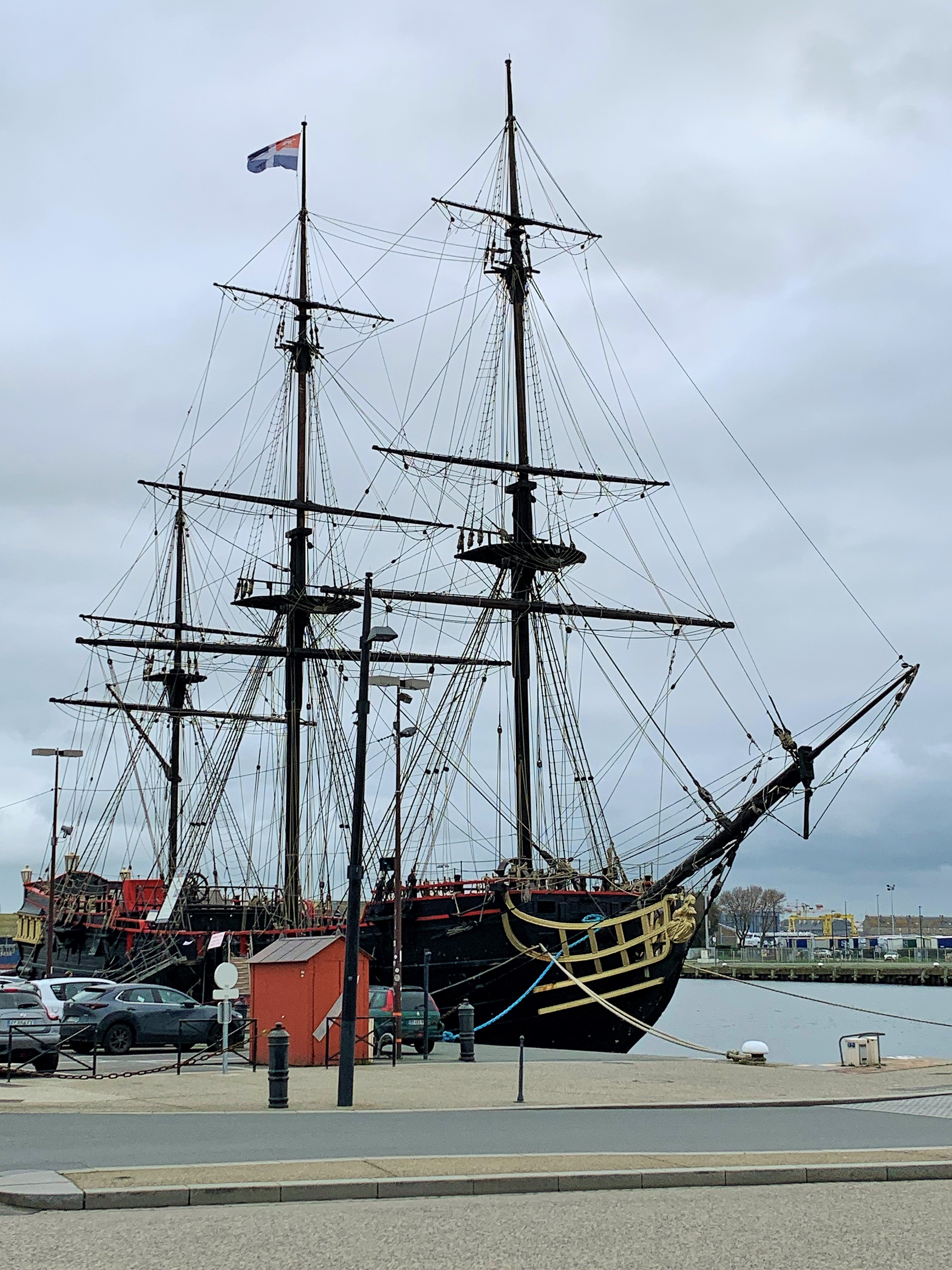 Pirate ship in Saint-Malo