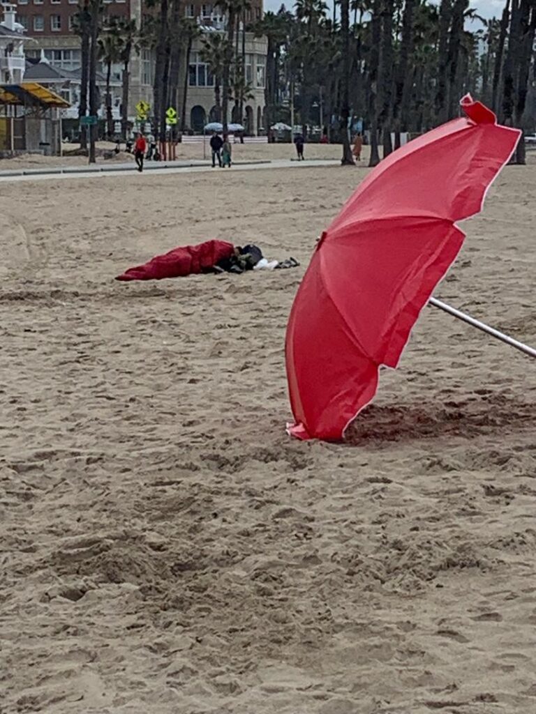 Body on the Beach