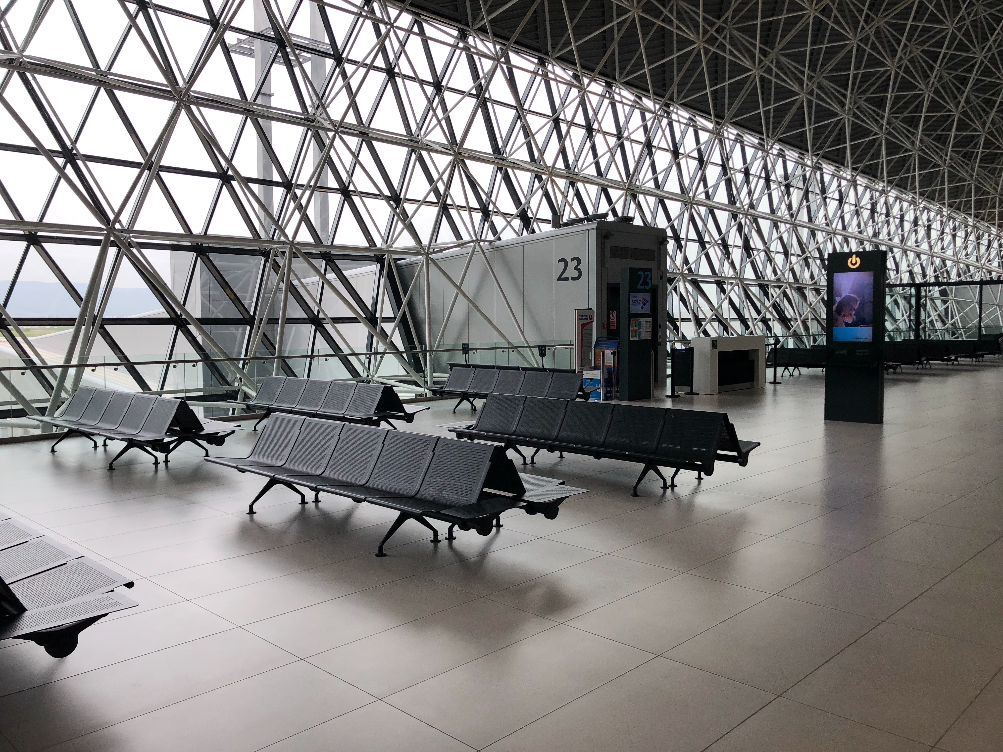 Empty airport