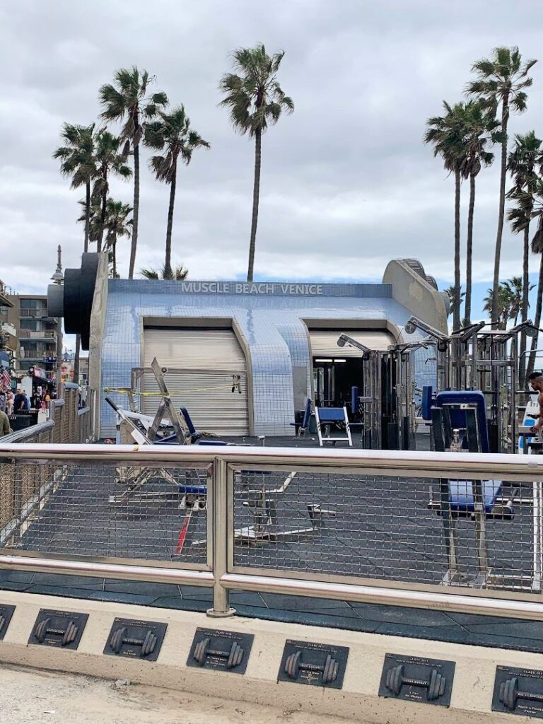 Muscle Beach Equipment in California