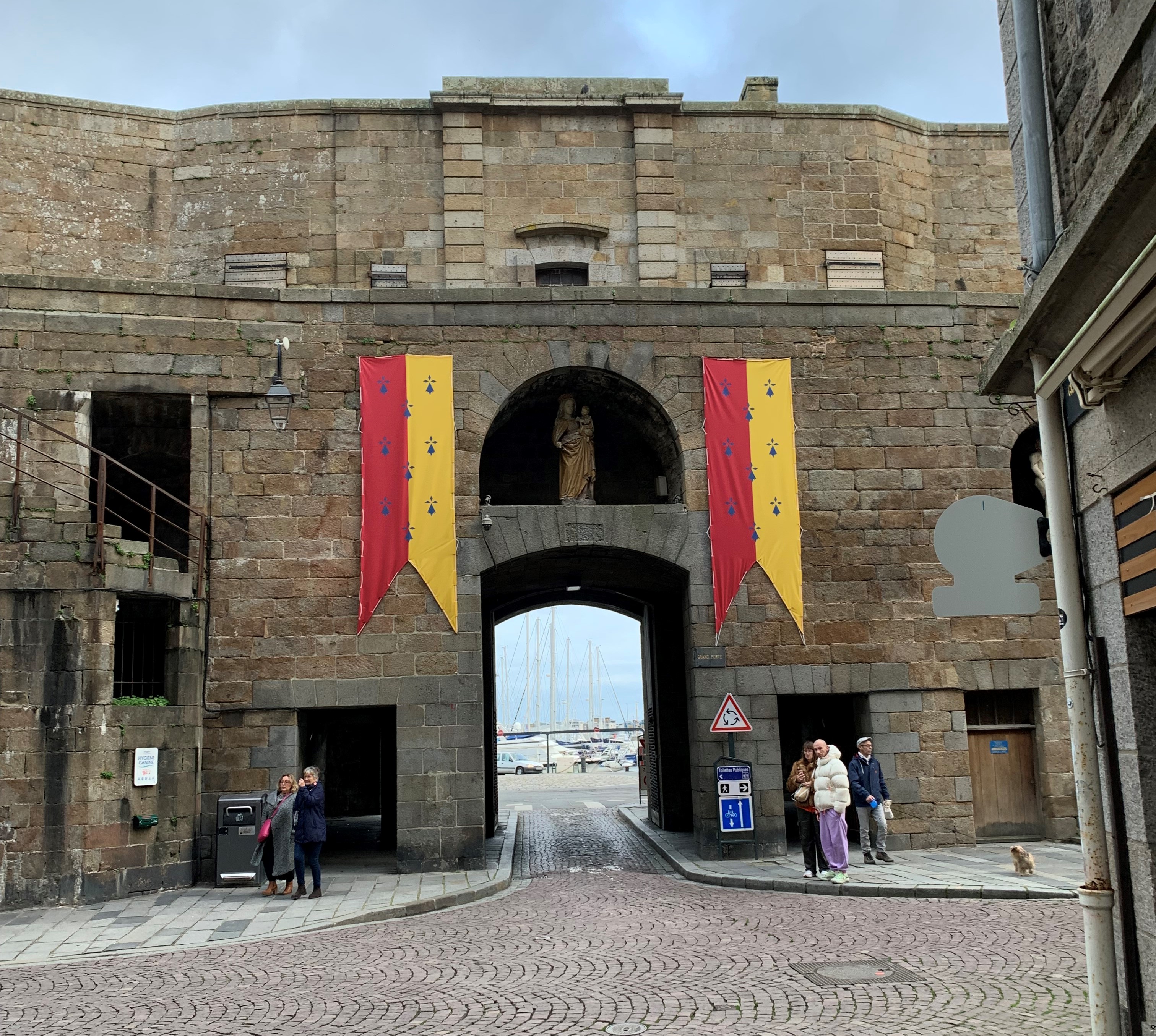 On the Lam in Saint Malo.