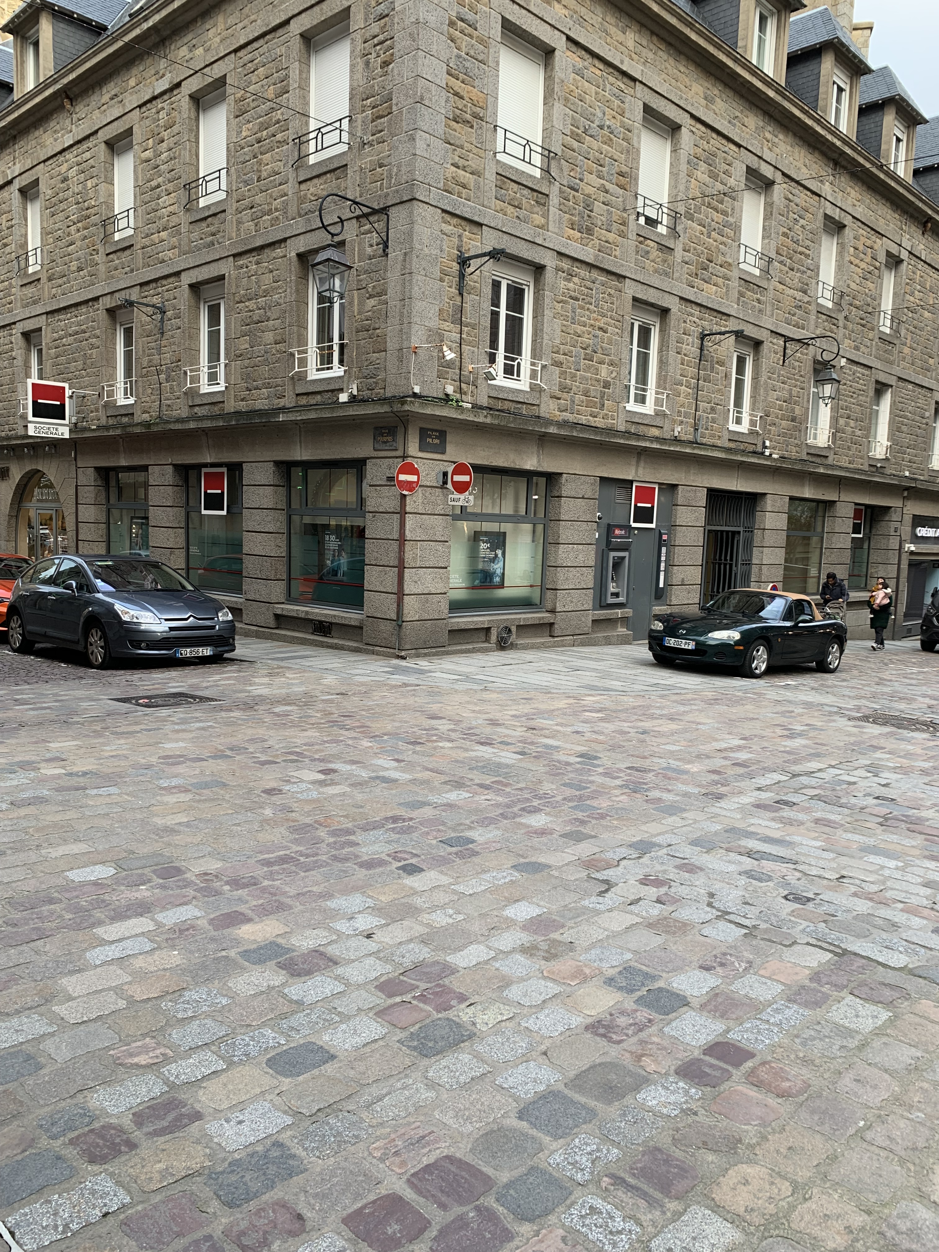 Pillory Square in Saint Malo.