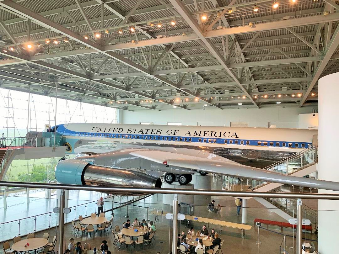 Air Force One at the Reagan Library