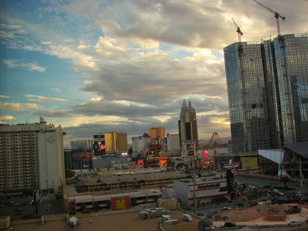 View from room at Planet Hollywood