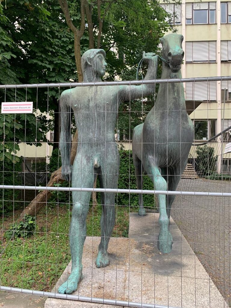 man and horse