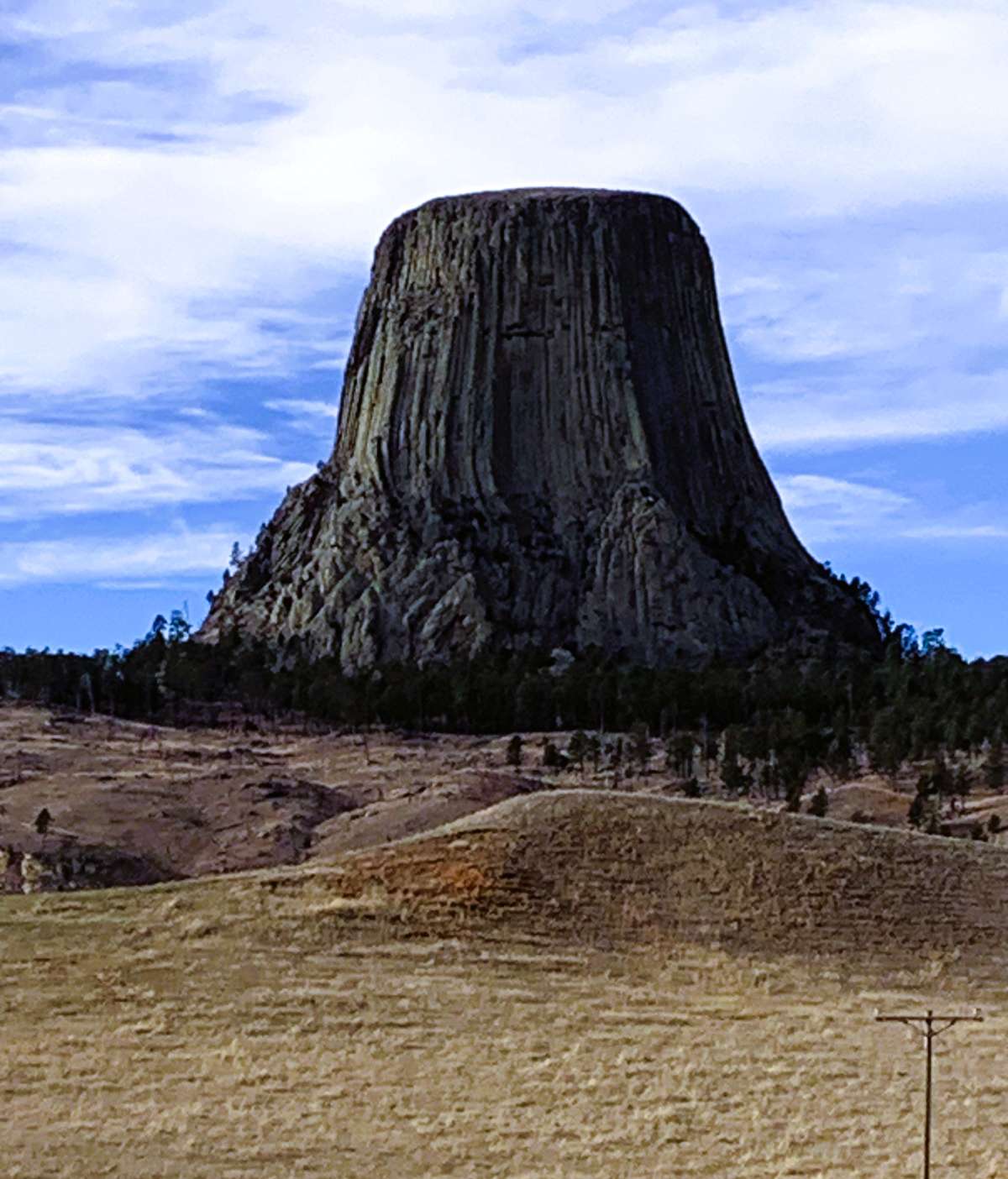 Devil's Tower from a distance