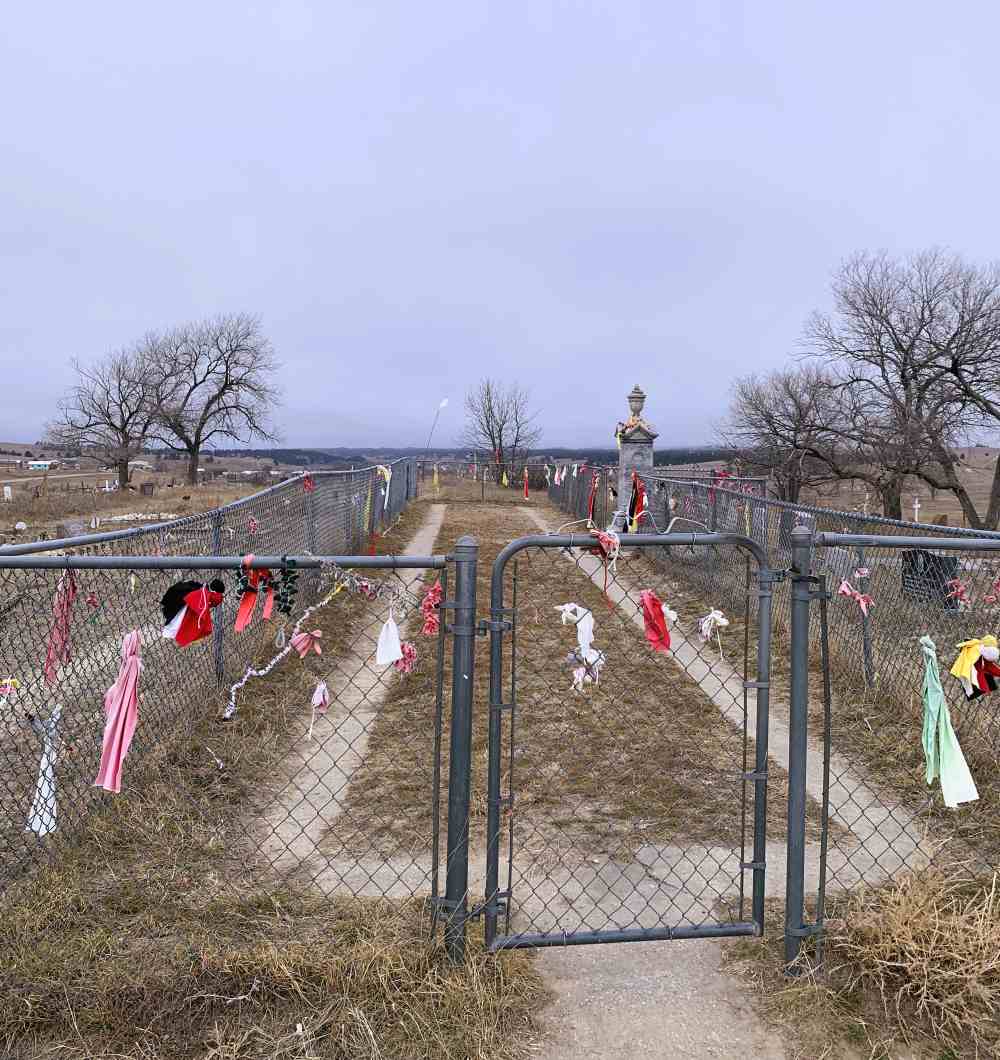 Grave of massacre victims